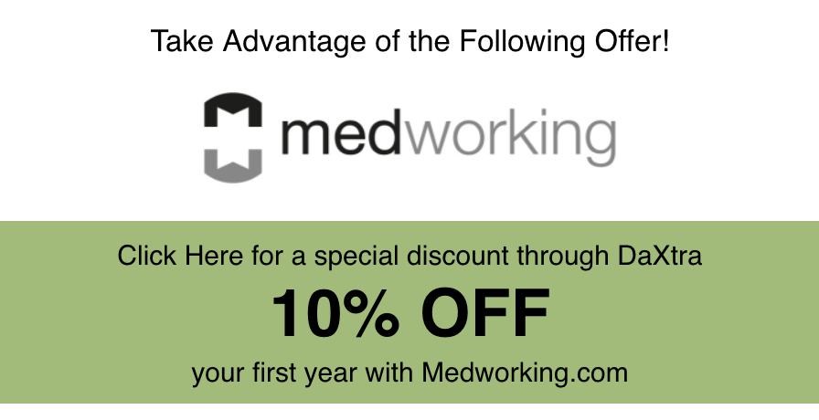 10% Off your first year with Medworking 