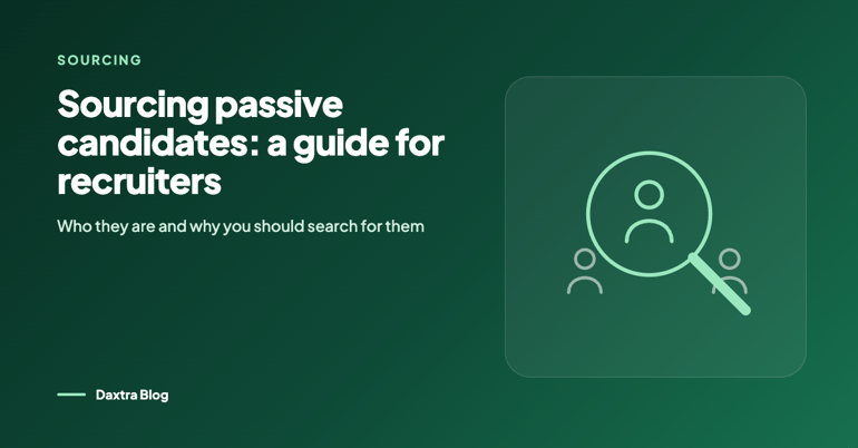 Sourcing passive candidates