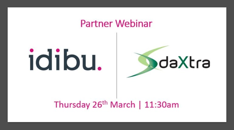DaXtra and Idibu Partner Webinar Thursday 26th March