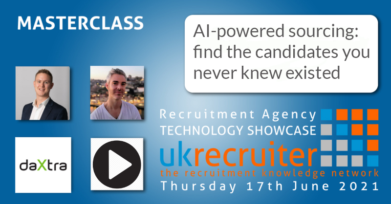 Event image for DaXtra's first session at the UK Recruiter Technology Showcase