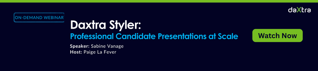 Daxtra Styler Professional Candidate Presentations at Scale Daxtra Styler Professional Candidate Presentations at Scale