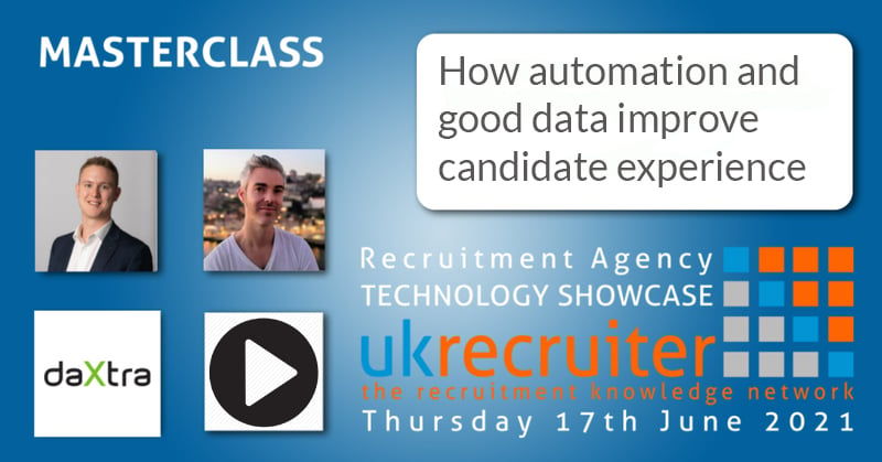 Event image for DaXtra's second session at the UK Recruiter Technology Showcase.