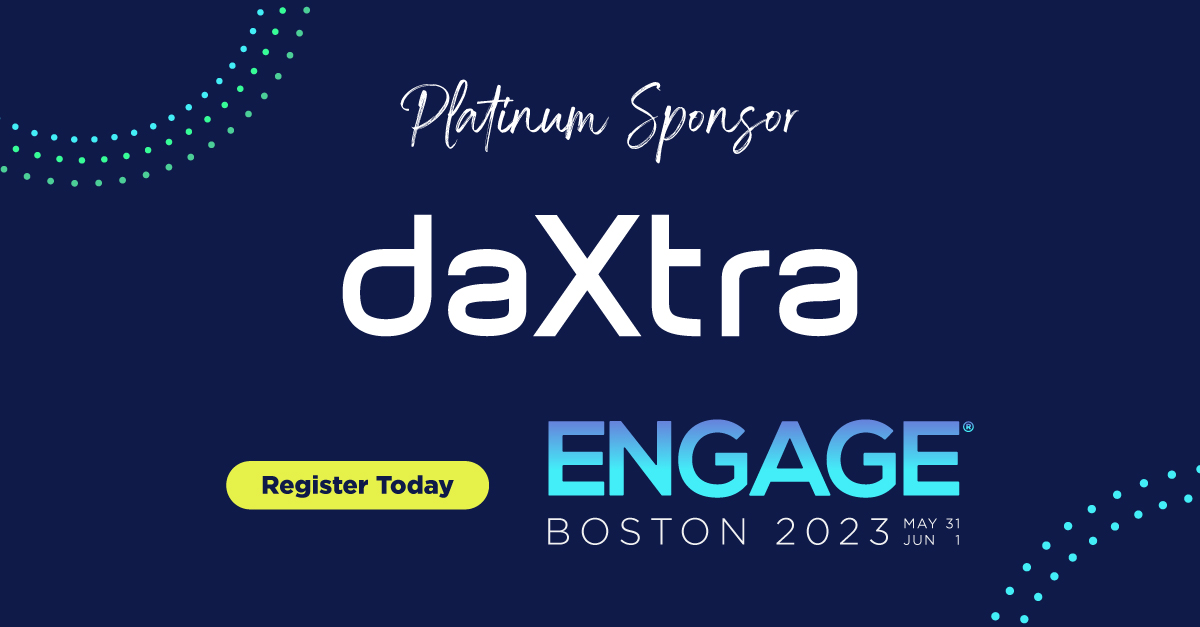 Daxtra is platinum sponsor at Engage Boston 2023