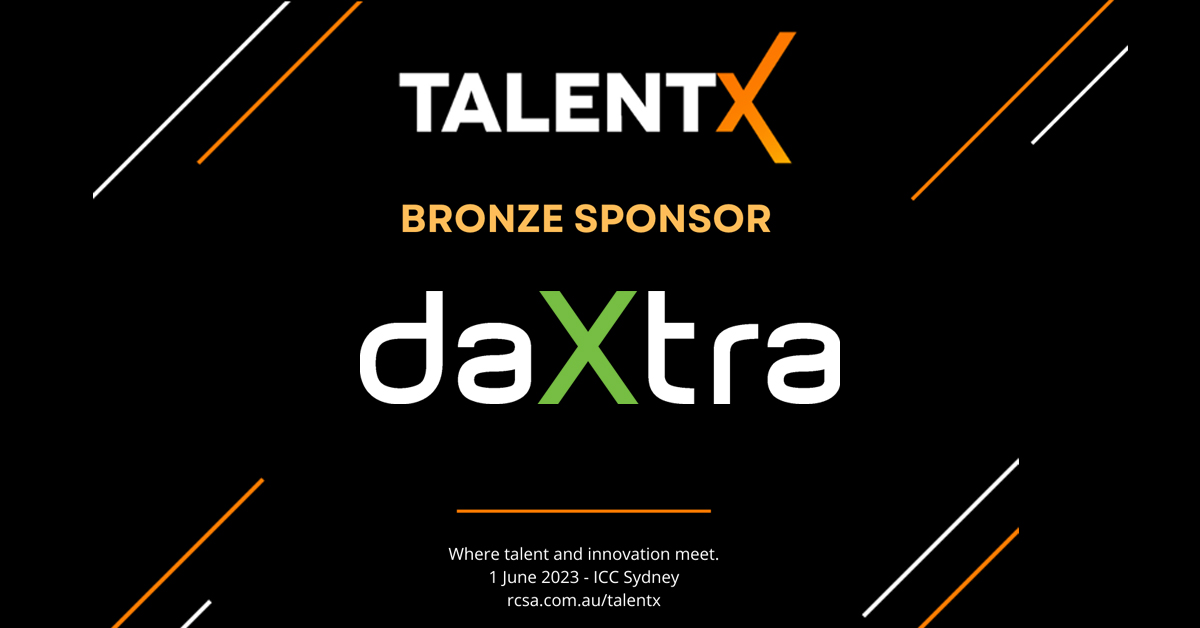 Daxtra is a Bronze Sponsor at Talent X in Sydney on 1st June 2023