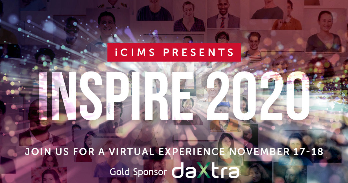 iCIMS Inspire poster DaXtra Gold Sponsor